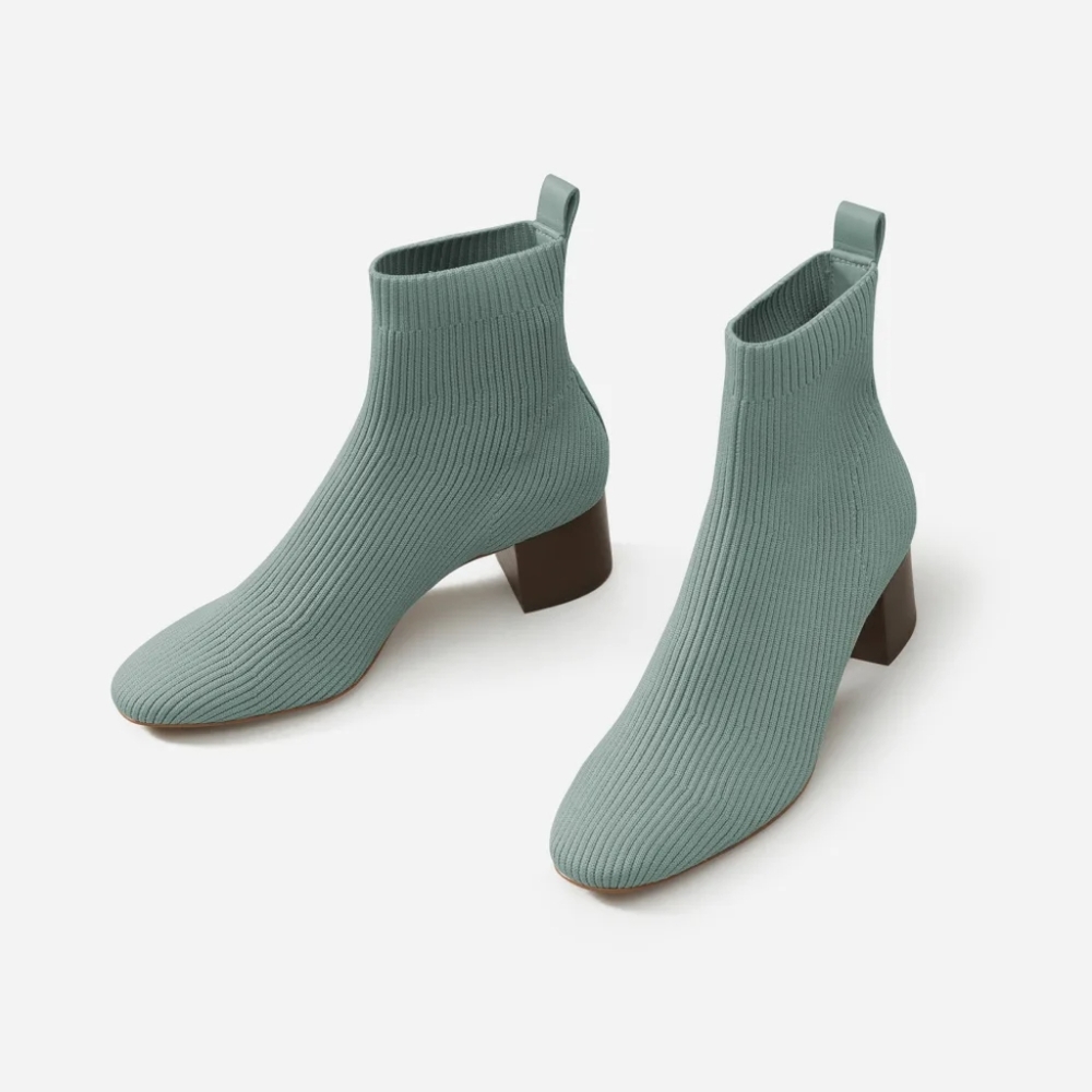 Everlane Glove Knit Boot Seafoam